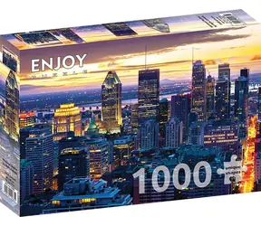 ENJOY Puzzle Night Montreal, Kanada / 1000 Teile / ab 14 Jahren