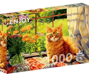 ENJOY Puzzle Cat from the Country Kitchen / 1000 Teile / ab 14 Jahren