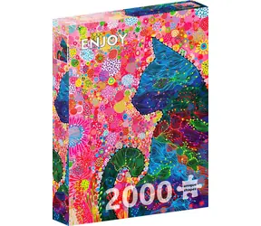ENJOY Puzzle Streunerkatze / 2000 Teile / ab 14 Jahren