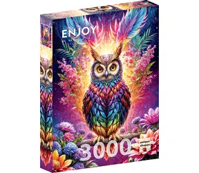 ENJOY Puzzle Neon Owl / 3000 Teile / ab 14 Jahren
