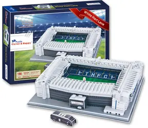 CLEVER&HAPPY 3D-Puzzle White Hart Lane Stadion - FC Tottenham Hotspur / 198 Teile / ab 3 Jahren