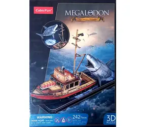 CubicFun 3D-Puzzle „Der weiße Hai: Haiangriff“ / 242 Teile / ab 8 Jahren