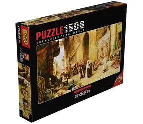 ANATOLISCHER Panorama-Puzzleteppich zu verkaufen in Kairo / 1500 Teile / ab 12 Jahren