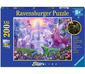 Ravensburger Leuchtendes Puzzle „Die magische Nacht der Einhörner“ XXL / 200 Teile / ab 8 Jahren