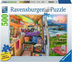 Ravensburger Puzzle „Blick aus dem Wohnwagen“ XXL