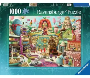 Ravensburger Puzzle Süße Straße / 1000 Teile / ab 14 Jahren