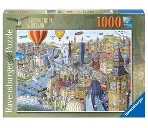 Ravensburger Puzzle „Großbritannien und Irland“ / 1000 Teile / ab 14 Jahren