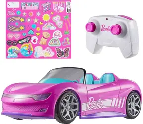 Mattel RC-Spielzeugauto Hot Wheels Barbie Cabrio JBH05 / 1:64 / ferngesteuert / ab 4 Jahren