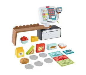 Fisher Price Sprechende Kasse: Lachen und Lernen JGW98 / CZ, SK, EN, HU, PL / ab 2 Jahren