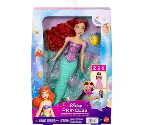 Mattel Disney Princess Ariel Puppe mit magischer Verwandlung JLK19 / ab 3 Jahren