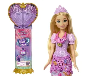 Mattel Disney Princess Reveal Locika Puppe JLK28 / 8 Überraschungen / Zepter / ab 3 Jahren
