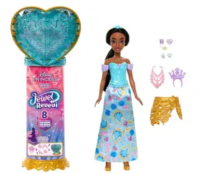 Mattel Disney Princess Reveal Jasmine Puppe JLK30 / 8 Überraschungen / Zepter / ab 3 Jahren