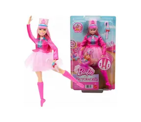 Mattel Barbie Nussknacker Daisy Ballerina-Puppe JLW52 / bewegliche Knöchel / Zuckerstange / ab 3 Jahren