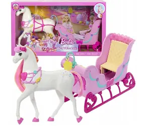Mattel Barbie Nussknacker Pferd und Schlitten Spielset JNH63 / Sweet Land / ab 3 Jahren