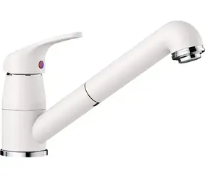 Blanco Daras S - Spültischarmatur mit Ausziehbrause, weiß 
