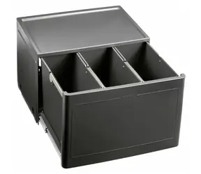 Blanco Botton Pro - Eingebauter, unterteilter Abfallbehälter - Volumen 39 l 