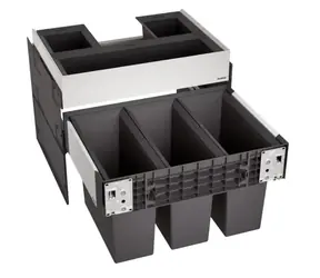 Blanco Select - Eingebauter, unterteilter Abfallbehälter - Volumen 45 l 