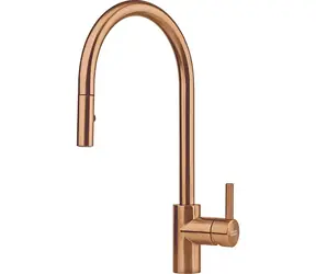 Franke Eos Neo - Spültischarmatur FC 0045.505 mit Ausziehbrause, Kupfer 
