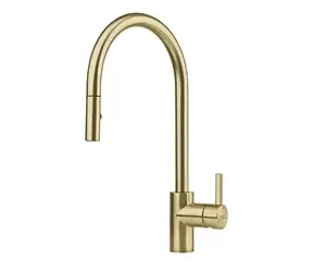 Franke Eos Neo - Spültischarmatur FC 0045.504 mit Ausziehbrause Gold 