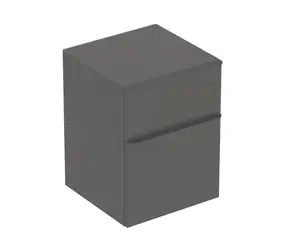 Geberit Smyle Square - Beistellschrank Lava / 2 Schubladen