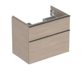 Geberit iCon - Waschtischunterschrank Eiche / 74x62x48 cm / 2 Schubladen