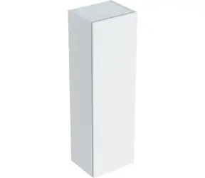 Geberit Smyle Square - Hochschrank 118 x 36 cm, glänzend weiß 