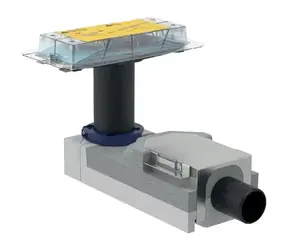 Geberit CleanLine - Duschrinne-Rohbausatz | für Böden 90-200 mm | Ablauf 50 mm 