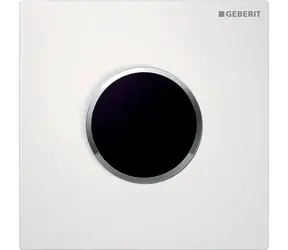 Geberit Spülsysteme - Elektronische Urinalspülung Typ 10 | Netzbetrieben | Weiß/Chrom 