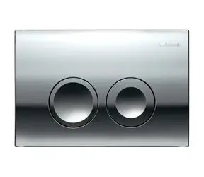 Geberit Delta25 - Abdeckplatte, glänzend verchromt