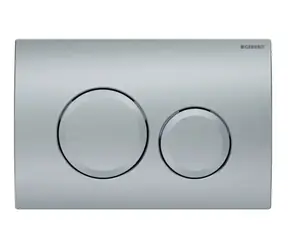 Geberit Delta20 - Unterputz-Bedienteil, mattchrom