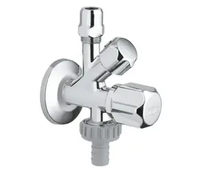 Grohe Universal - Original WAS Kombi-Winkelventil verchromt 