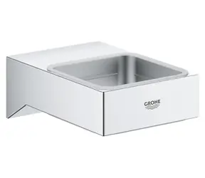 Grohe Selection Cube - Glas-/Seifenhalter, verchromt 