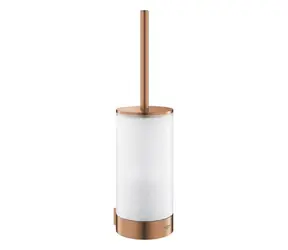 Grohe Selection - Wand-WC-Bürste mit Halterung, Glas/gebürstet, Farbe: Warm Sunset 