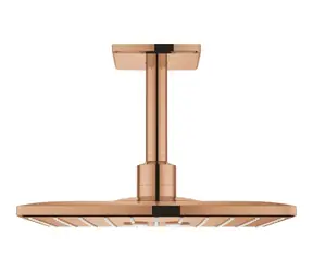 Grohe Rainshower SmartActive Cube - Kopfbrause 31 x 31 cm | 2 Strahlarten | Warm Sunset 