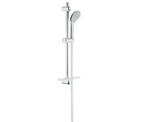 Grohe Euphoria - Duschkopf-Set | 3 Strahlarten | Stangen und Schläuche verchromt 