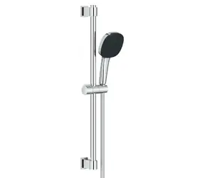 Grohe Vitalio Comfort - Duschkopf-Set mit Stange und Schlauch | 3 Strahlarten | Chrom 