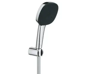 Grohe Vitalio Comfort - Duschkopfhalterung und Schlauchset | 3 Strahlarten | Chrom 