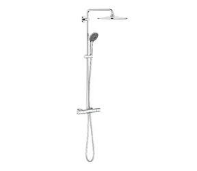 Grohe Vitalio Joy - Duschset 310 mit Wandthermostat | 3 Strahlarten | Chrom 