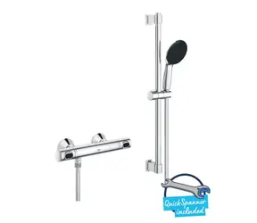 Grohe Precision Flow - Duschset mit Thermostat, verchromt 