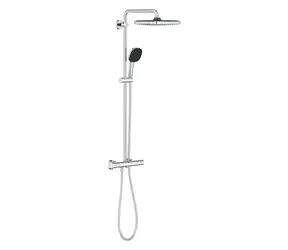 Grohe Vitalio Comfort - Duschset mit Thermostat, Durchmesser 25 cm, Chrom 