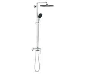 Grohe Vitalio Comfort - Duschset mit Mischbatterie 25 x 25 cm | 2 Düsen | Chrom 