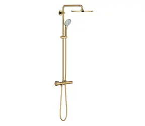 Grohe Euphoria - Duschset 310 mit Thermostat | 3 Strahlarten | Cool Sunrise 
