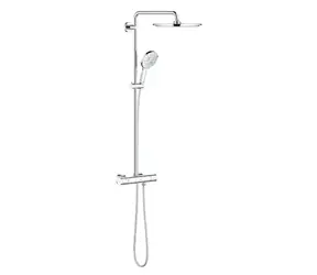 Grohe Rainshower SmartActive - Duschset 310 mit Thermostat | 95 l/min | 3 Strahlarten | Chrom 
