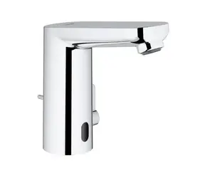 Grohe Eurosmart Cosmopolitan E - Elektronische Waschtischarmatur mit Ablaufgarnitur, verchromt 