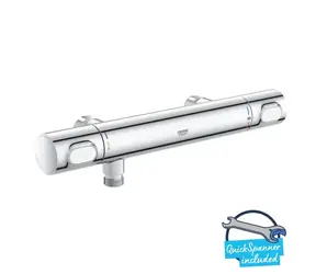 Grohe Precision Flow - Thermostat-Brausearmatur, verchromt 
