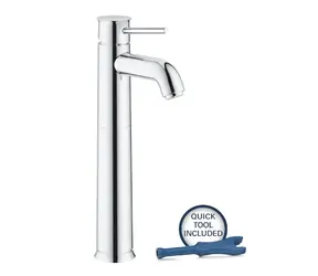 Grohe Start Classic - Waschtischarmatur mit Push-Open-Auslauf, verchromt 