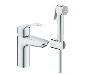 Grohe Eurosmart - Waschtischarmatur mit Bidet-Brause, verchromt 