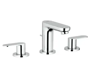 Grohe Eurosmart Cosmopolitan - Dreiloch-Waschtischarmatur, verchromt 