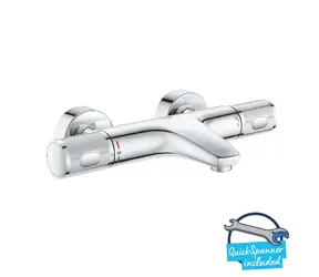 Grohe Precision Feel - Thermostat-Badarmatur, Chrom 