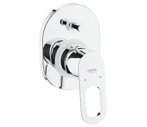 Grohe BauLoop - Unterputz-Badarmatur mit verchromtem Korpus 